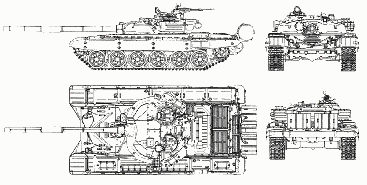 схема T-72